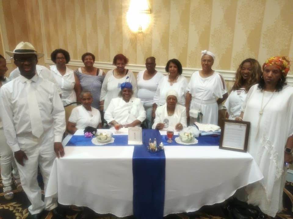 Family of Tubman descendants in white
